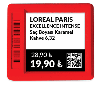 1-54-1 1.54 inch Electronic Shelf Label 